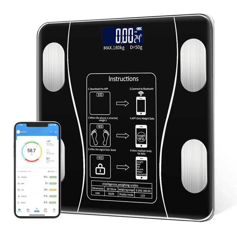 Smart Body Scale with Bluetooth